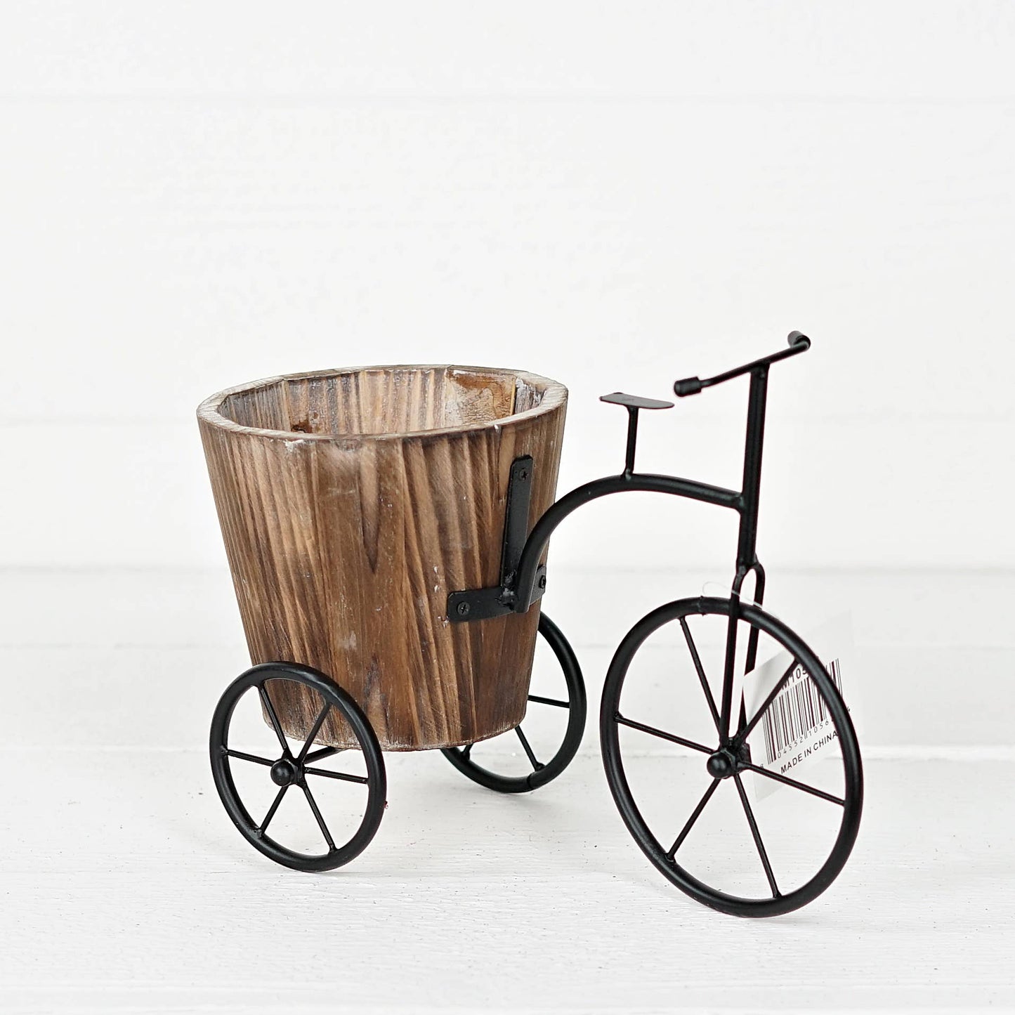 M10562- Metal Bicycle Planter-11" x 8"x 6"