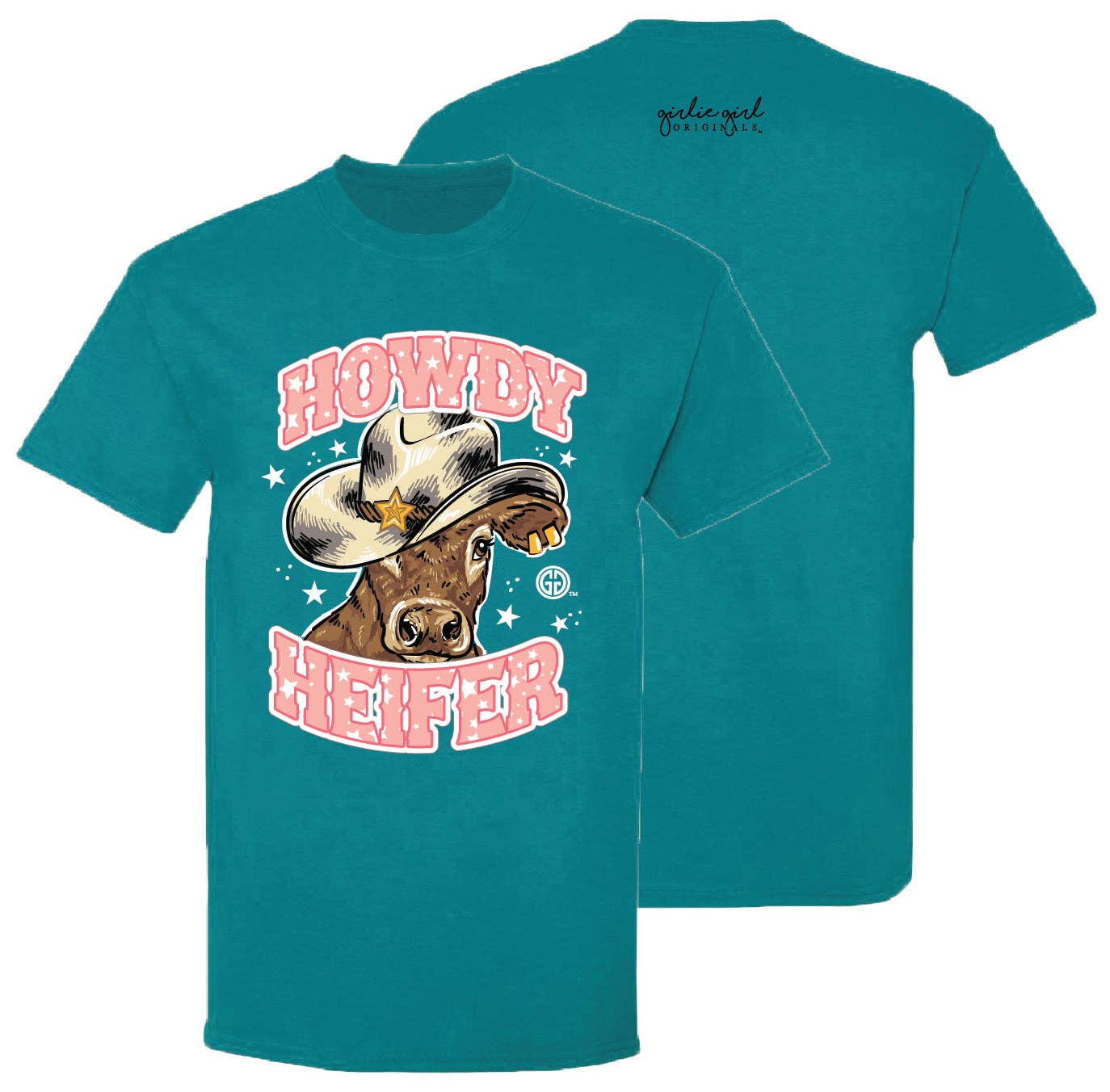 2594 Howdy Heifer Southern Sassy Western Short Sleeve Graphic Tee