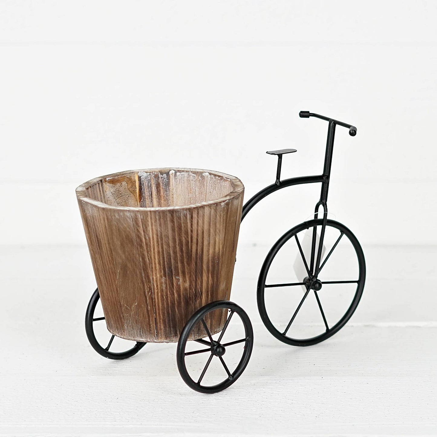 M10562- Metal Bicycle Planter-11" x 8"x 6"
