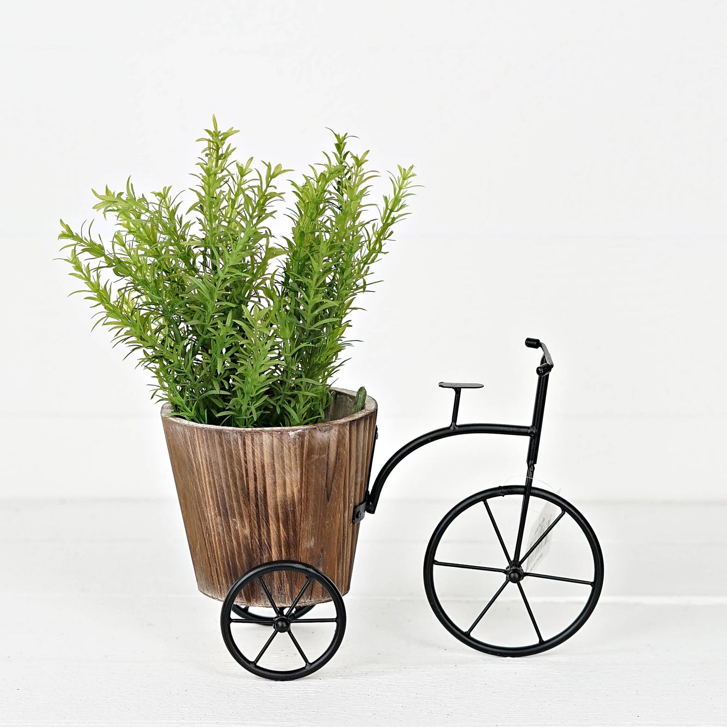 M10562- Metal Bicycle Planter-11" x 8"x 6"